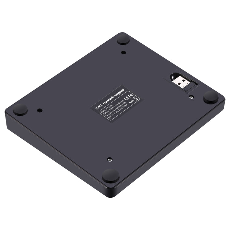 Lisslune | 533 35 Keys 2.4G Ultra-thin Design Wireless Charger Digital Keyboard