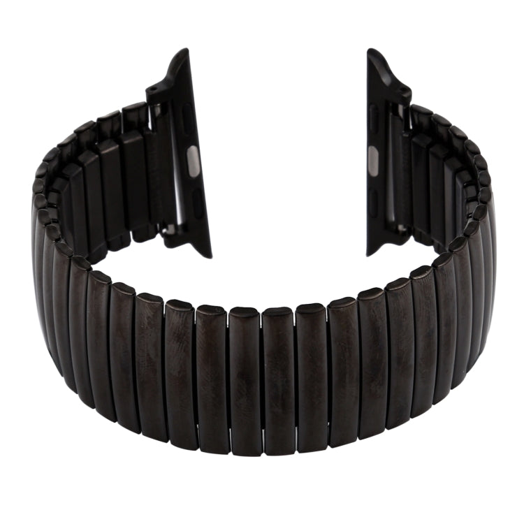 Lisslune | Elastic Aluminum Watch Band for Apple Watch Series 7 41mm / 6 & SE & 5 & 4 40mm / 3 & 2 & 1 38mm (Black)