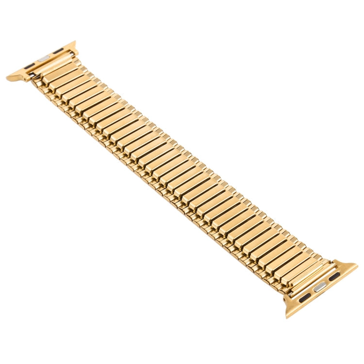 Lisslune | Elastic Aluminium Watch Band for Apple Watch Series 9&8&7 41mm / SE 3&SE 2&6&SE&5&4 40mm / 3&2&1 38mm (Gold)
