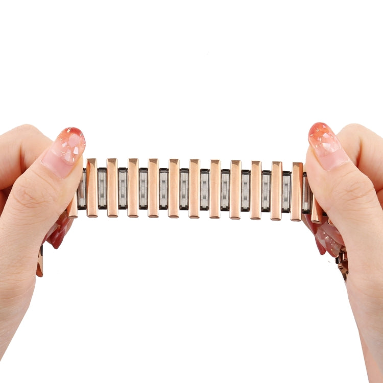 Lisslune | Elastic Aluminium Watch Band for Apple Watch Series 7 41mm / 6 & SE & 5 & 4 40mm / 3 & 2 & 1 38mm (Rose Gold)