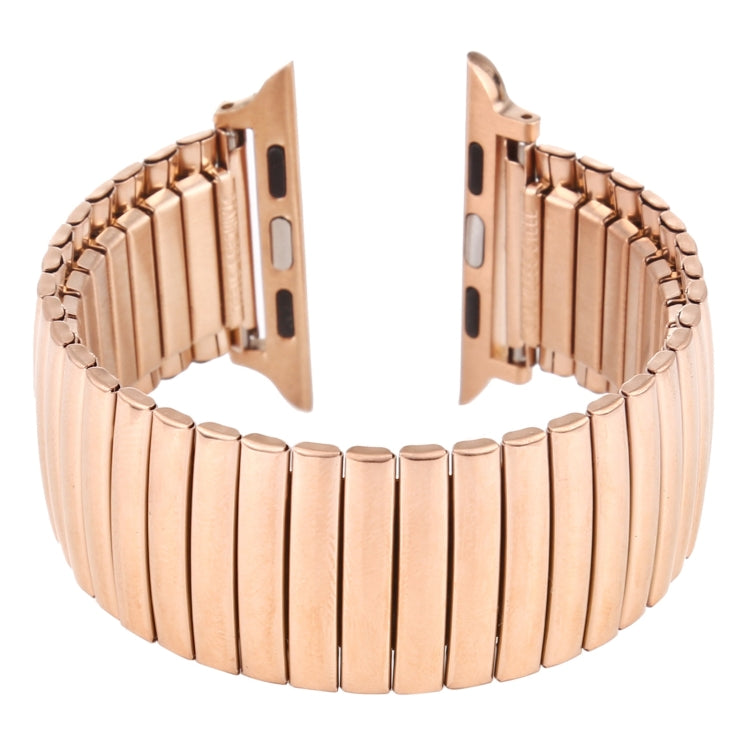 Lisslune | Elastic Aluminium Watch Band for Apple Watch Series 7 41mm / 6 & SE & 5 & 4 40mm / 3 & 2 & 1 38mm (Rose Gold)