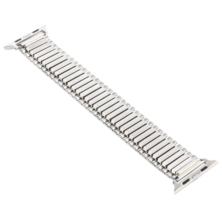 Lisslune | Elastic Aluminum Watch Band for Apple Watch Series 9&8&7 41mm / SE 3&SE 2&6&SE&5&4 40mm / 3&2&1 38mm (Silver)