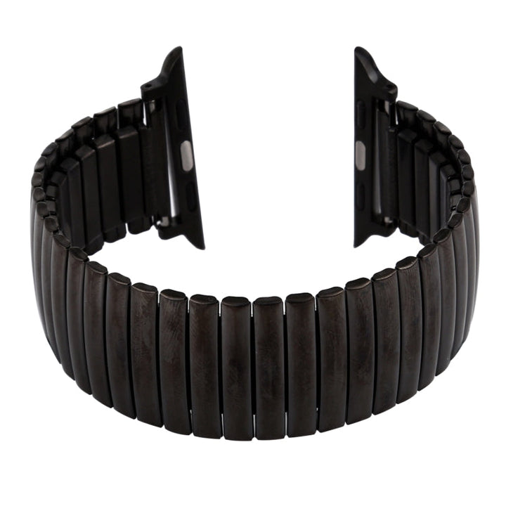 Lisslune | Elastic Aluminum Watch Band for Apple Watch Ultra 49mm & Watch Ultra 2 49mm / Series 9 & 8 & 7 45mm / SE 3 & SE 2 & 6 & SE & 5 & 4 44mm / 3 & 2 & 1 42mm (Black)