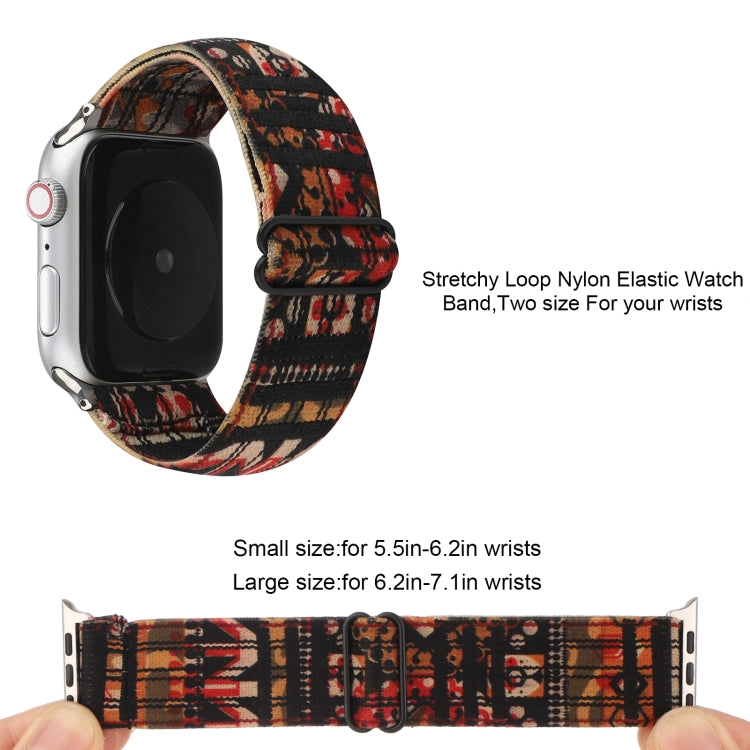 Lisslune | Ethnic Style Buckle Watch Strap for Apple Watch Series 7 41mm / 6 & SE & 5 & 4 40mm / 3 & 2 & 1 38mm (Checkered)