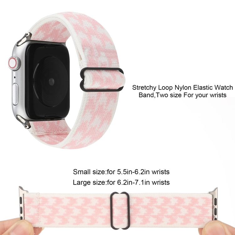 Lisslune | Ethnic Style Buckle Watch Band for Apple Watch Series 7 45mm / 6 & SE & 5 & 4 44mm / 3 & 2 & 1 42mm (Pink)