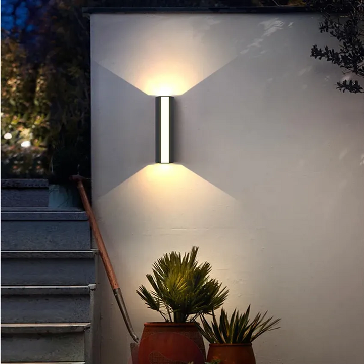 Lisslune | Ultra-Bright Outdoor LED Wall Light – Modern Waterproof Up & Down Design for Garden, Patio & Entryways