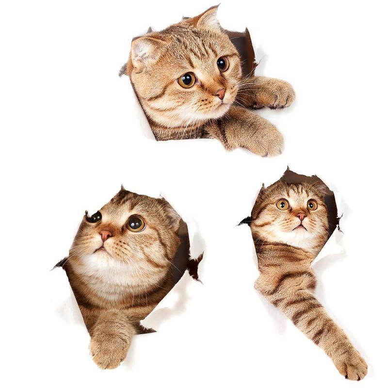 Lisslune | Exquisite 3D Cat Wall Decoration Stickers: Enhance the Aesthetics of Your Home