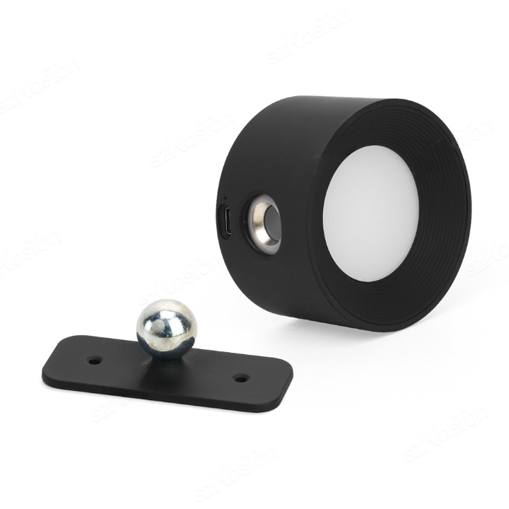 Lisslune | Spotlight Wireless Wall Lamp - 360° Rotation, Dimmable, Rechargeable Wall Light