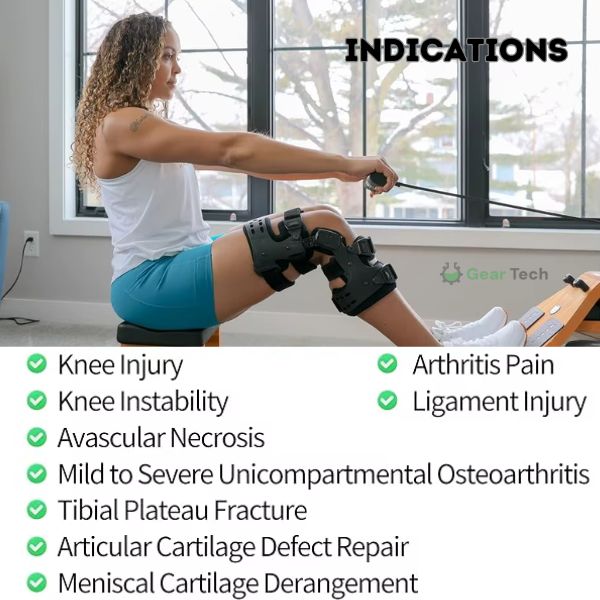 Lisslune | Osteoarthritis Unloader Knee Brace | Medial & Lateral Support for Bone-on-Bone Arthritis Relief, Adjustable Size for Enhanced Comfort