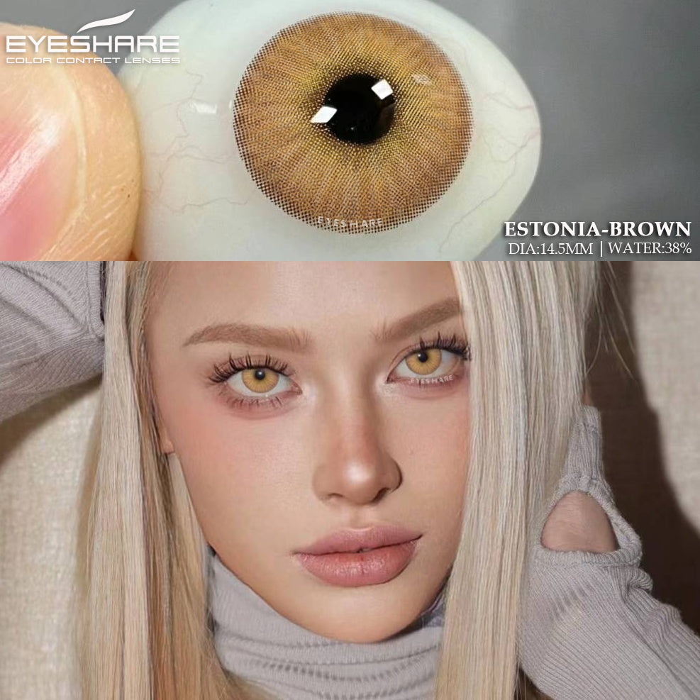 Rynx Estonia Brown 14.5mm 1 Pair | 1 Year
