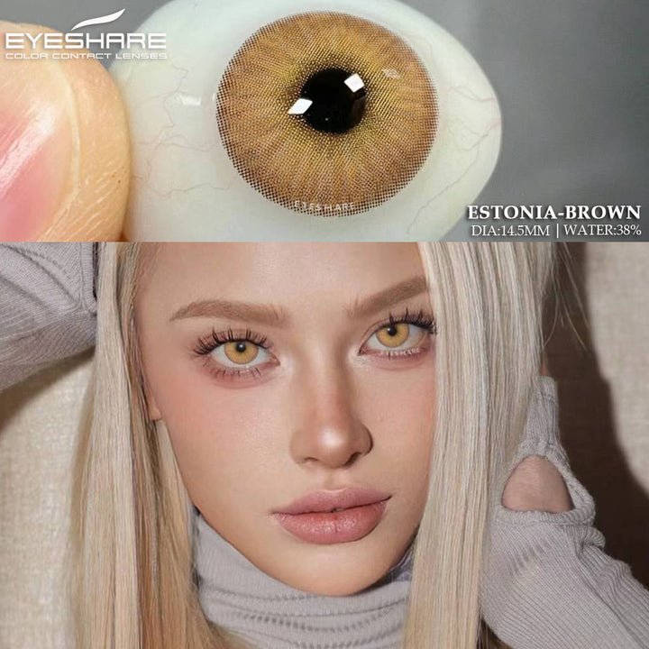 Rynx Estonia Brown 14.5mm 1 Pair | 1 Year