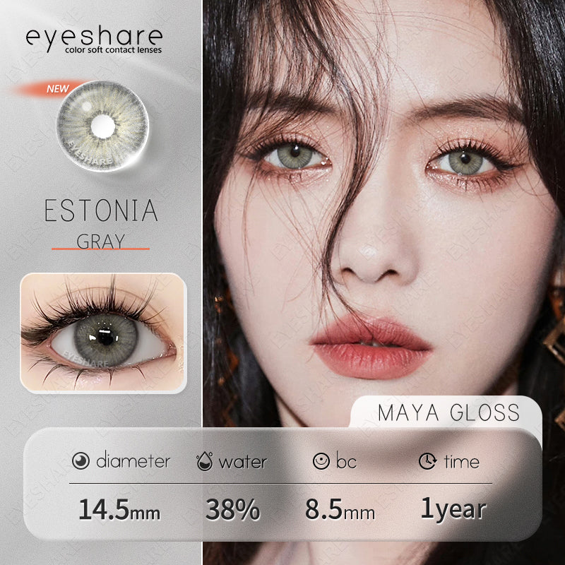 Rynx Estonia Gray 14.5 mm 1 Pair | 1 Year