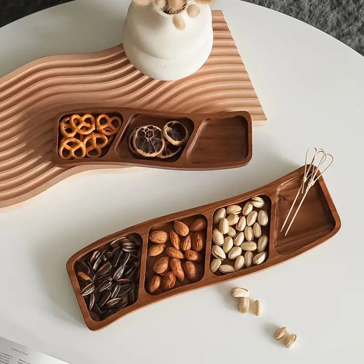 Lisslune | Earth Tone Appetizer Serving Tray
