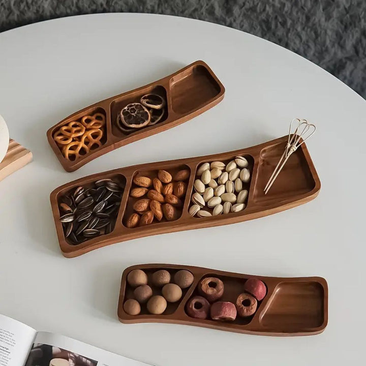 Lisslune | Earth Tone Appetizer Serving Tray