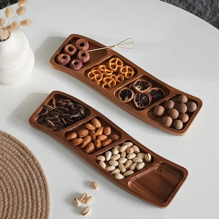 Lisslune | Earth Tone Appetizer Serving Tray