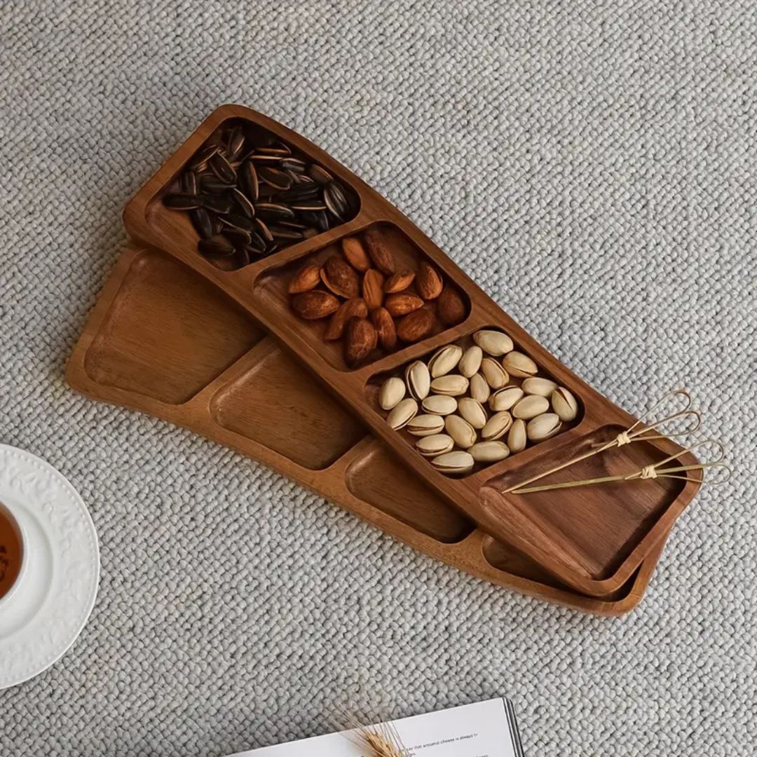 Lisslune | Earth Tone Appetizer Serving Tray