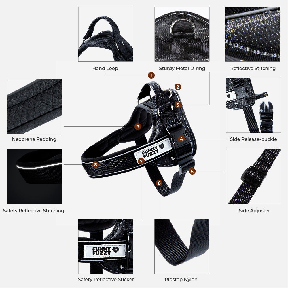 Lisslune | Reflective All-Weather Waterproof Cool Dog Accessories Raincoat