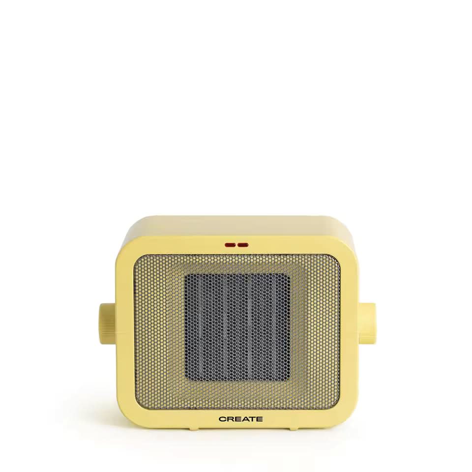Lisslune | Portable Ceramic Space Heater 1500W with Overheat Safety Protection