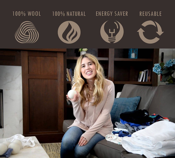 Lisslune | EcoLife Wool Dryer Balls Set