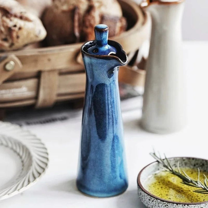 Lisslune | EcoPour – Elegant Drip-Free Glass Oil Dispenser | Stylish & Sustainable Kitchen Accessory