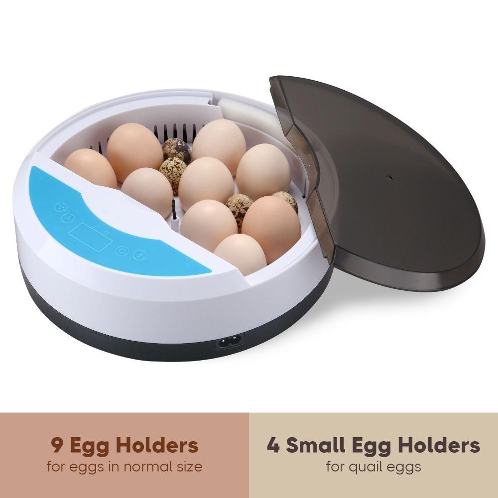 Lisslune | Egg Incubator for Chicken Eggs Incubator for Egg Hatching Chicks with Temp Control LED Chicken Hatcher