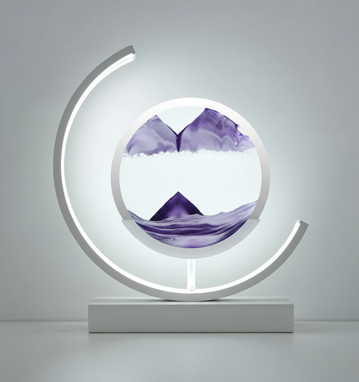 Lisslune | DuneGlow Table Lamp – Handmade Ambient Lamp with Soothing Light and Modern Design