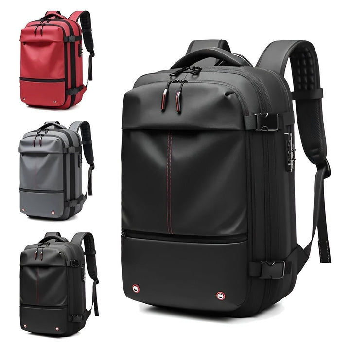 Lisslune | Lara JetPack – Large Capacity Vacuum Compression Travel Backpack (Waterproof & Carry-On Friendly)