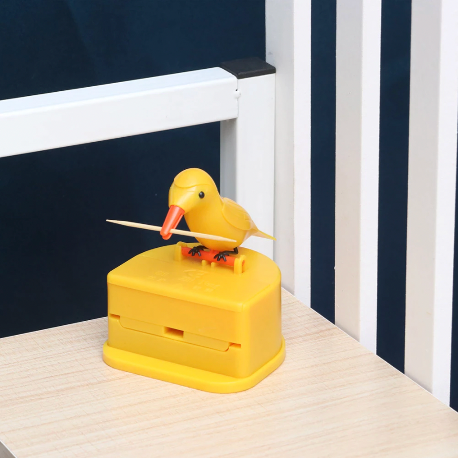 Lisslune | Small Bird Lovely Automatic Toothpick Holder