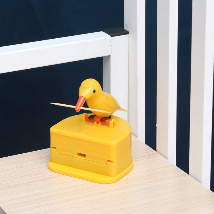 Lisslune | Small Bird Lovely Automatic Toothpick Holder