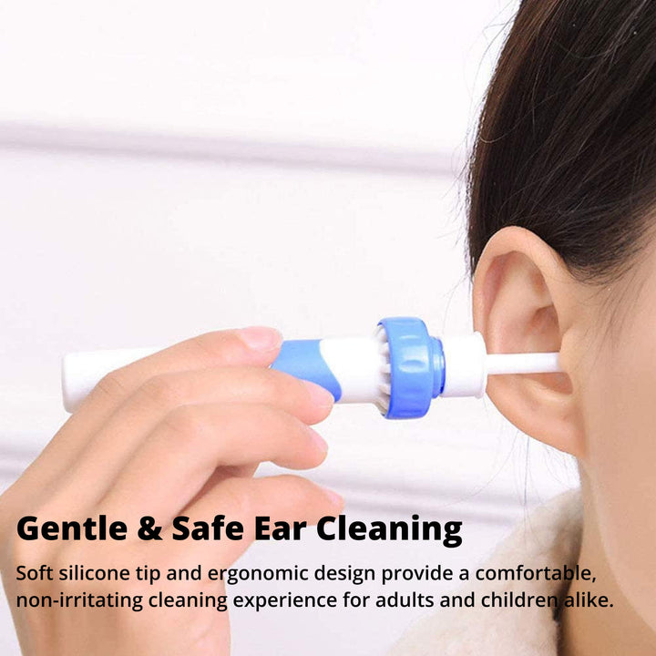 Lisslune | Electric Ear Suction Wax Removal Tool | Ergonomic, Silicone Tip & Compact Design for Safe Ear Hygiene at Home or Travel