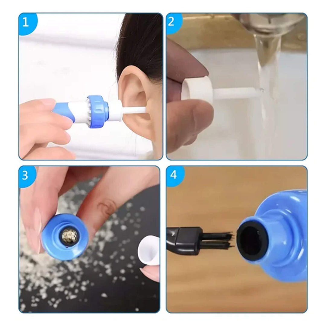 Lisslune | Electric Ear Suction Wax Removal Tool | Ergonomic, Silicone Tip & Compact Design for Safe Ear Hygiene at Home or Travel