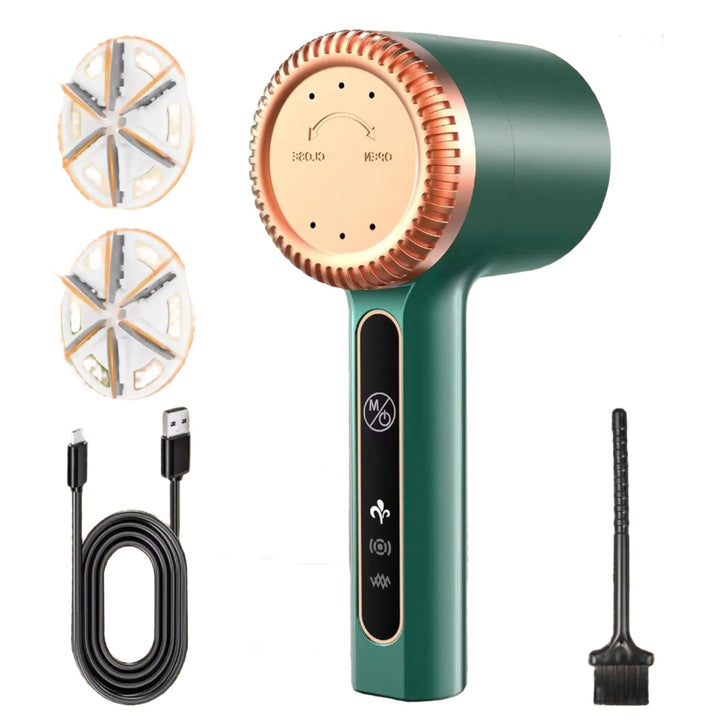 Lisslune | Electric Lint Remover & Fabric Shaver | Rechargeable, Portable & Safe for All Fabrics, Ideal for Clothing and Upholstery Care