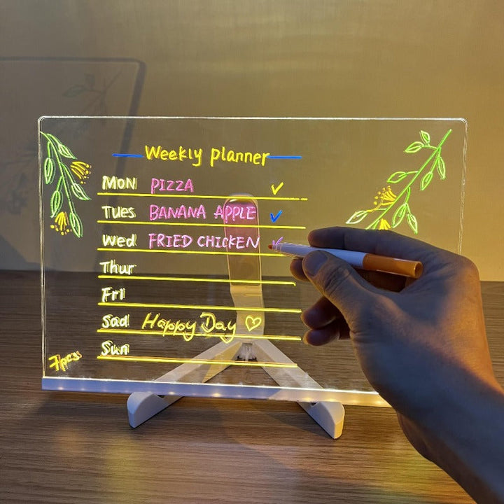 Lisslune | Children's LED Notice Board with Colors