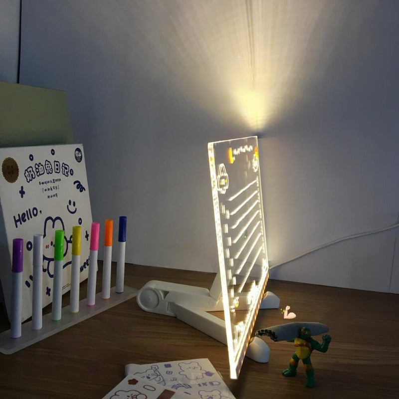 Lisslune | Children's LED Notice Board with Colors