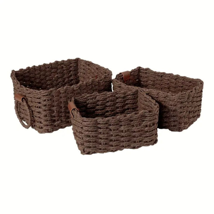 Lisslune | Elegant Rattan Weave Basket Set