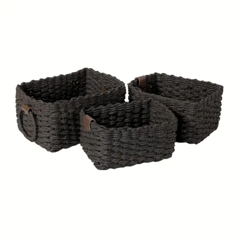 Lisslune | Elegant Rattan Weave Basket Set