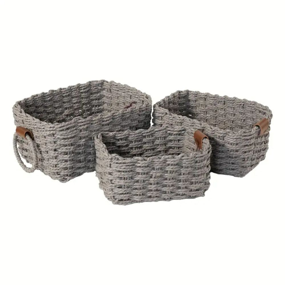 Lisslune | Elegant Rattan Weave Basket Set