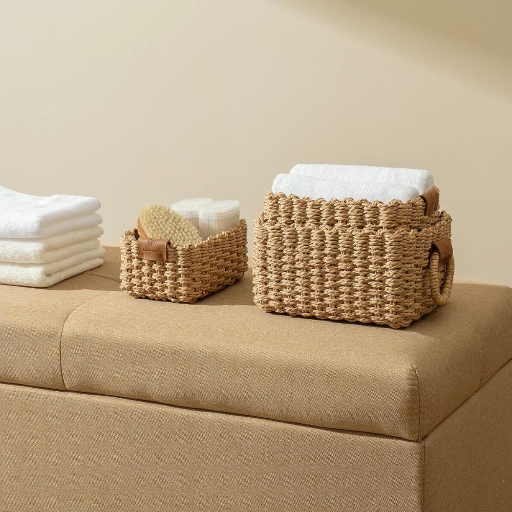 Lisslune | Elegant Rattan Weave Basket Set