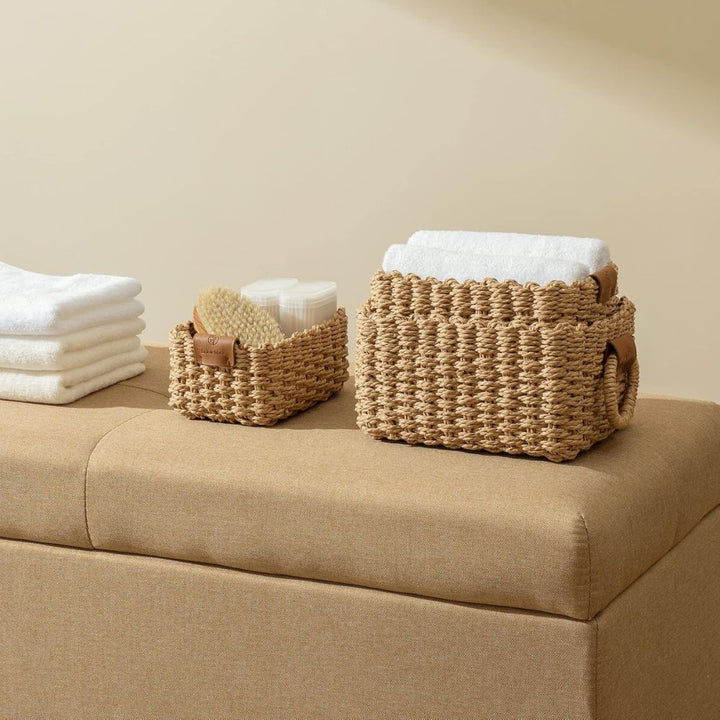 Lisslune | Elegant Rattan Weave Basket Set