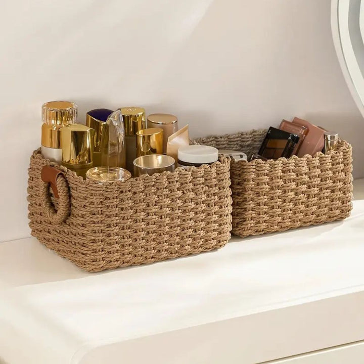 Lisslune | Elegant Rattan Weave Basket Set