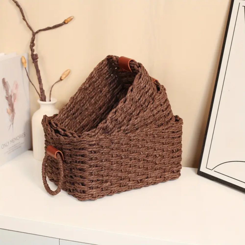 Lisslune | Elegant Rattan Weave Basket Set