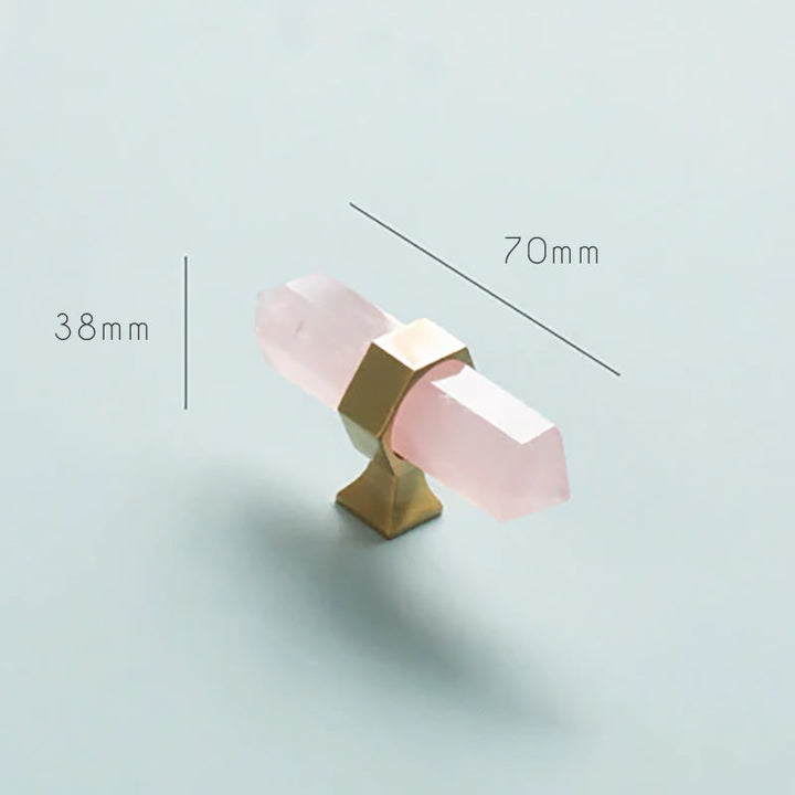 Rynx Luxury Natural Crystal Cabinet Handle