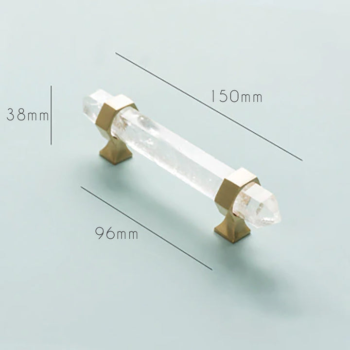 Rynx Luxury Natural Crystal Cabinet Handle