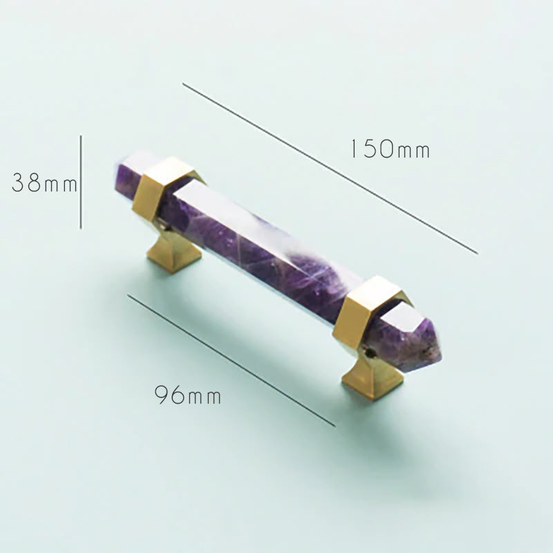 Rynx Luxury Natural Crystal Cabinet Handle