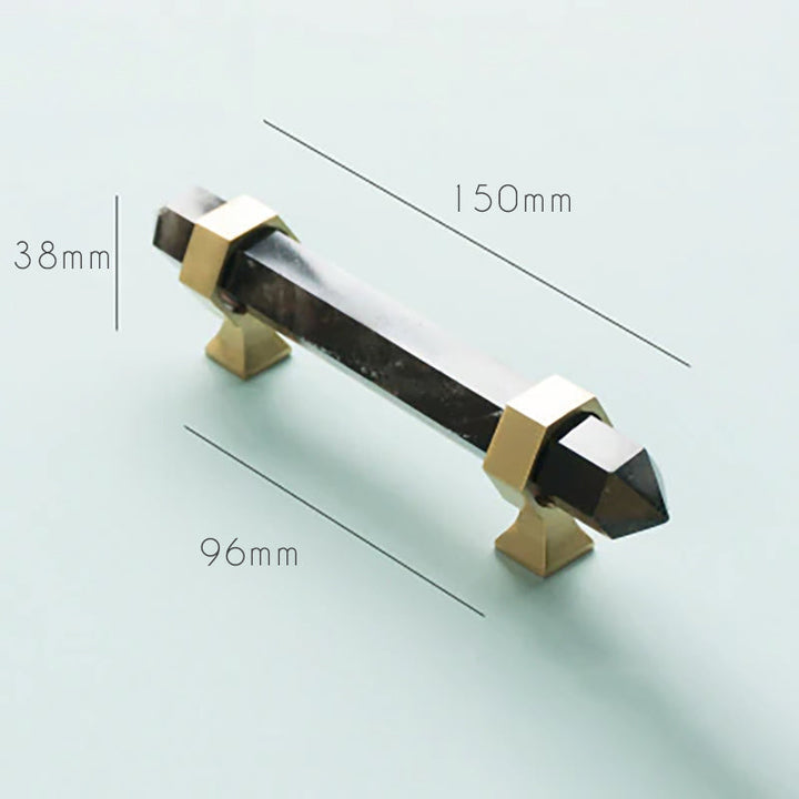Rynx Luxury Natural Crystal Cabinet Handle