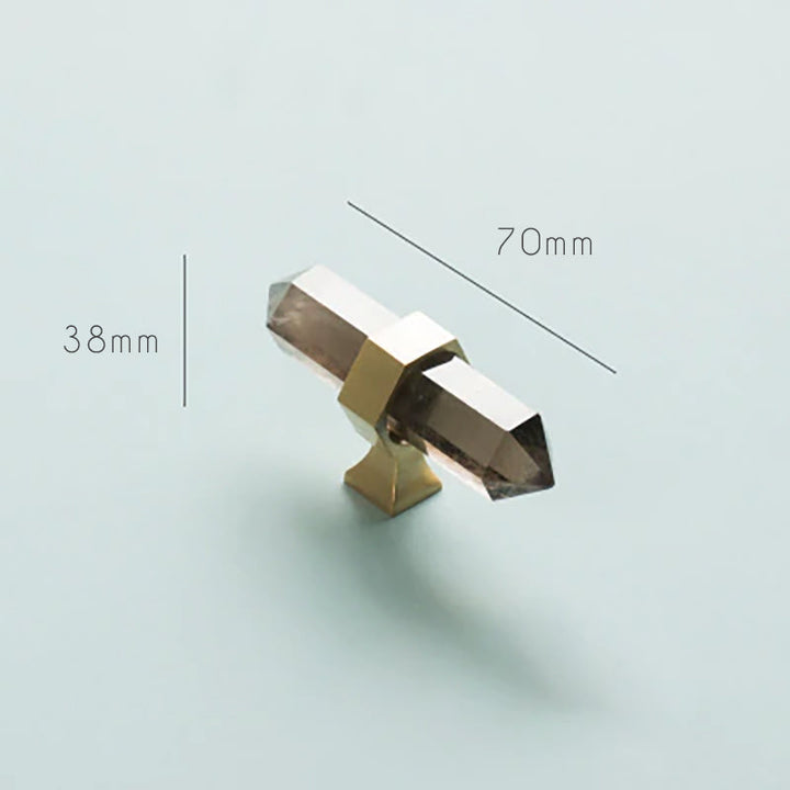 Rynx Luxury Natural Crystal Cabinet Handle