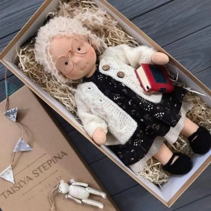 Lisslune | Handcrafted Cotton Waldorf Doll for Creative Play