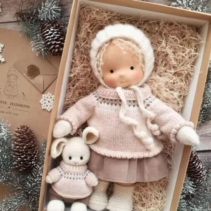 Lisslune | Handcrafted Cotton Waldorf Doll for Creative Play