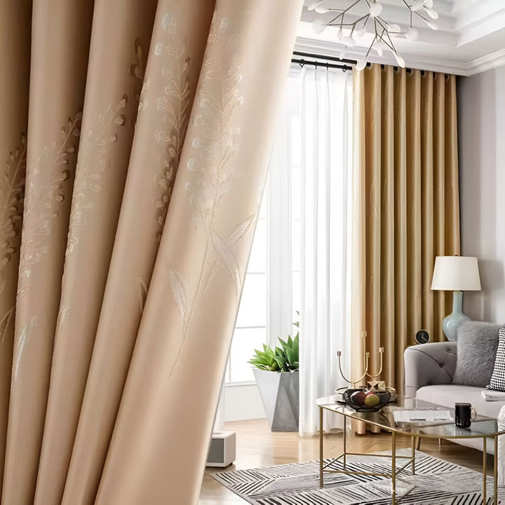 Lisslune | Elysian Leaf Blackout Curtains