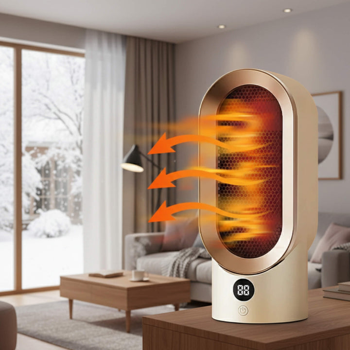 Lisslune | Energy-Efficient Space Heater for Small Rooms – Keep Warm This Winter with Quiet Operation